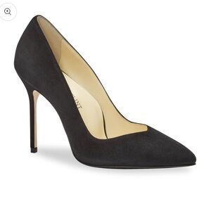 Sarah Flint Perfect Pump 100 in Black Suede Size 41/ US 10 New With Box